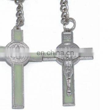 Jesus Metal Cross Keychain photo-2