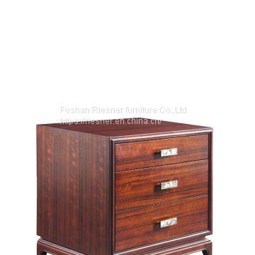 Contemporary Post Modern Solid Wood King Bed Customizable photo-3