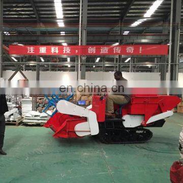 small size combine harvester for rice harvesting rice grain and wheat grain