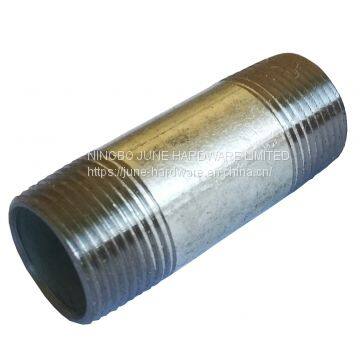 Galvanized steel pipe nipple