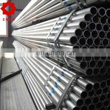 painted gi thread hot dipped steel pipe/pre galvanized round pipe/gi tube with clamp threaded pipe