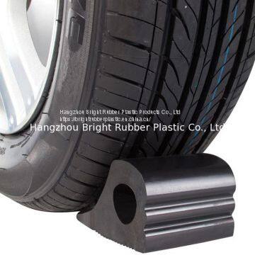 High Quality IATF16949 Custom 70 Shore A Rubber Wheel Chock For Auto photo-3