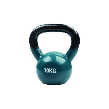 Popular Wholesale Green Vinyl Coated Kettlebell