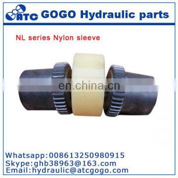 Nylon sleeve internal gear coupling NL8, hydraulic pump coupling, NL3, NL4.NL5, NL6, NL7