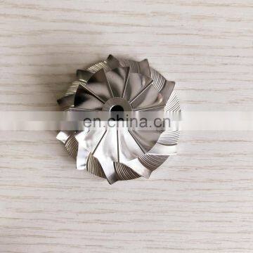 K04 34.53/50.96mm 11+0 blades 5304-123-2032 Turbo milling/aluminum 2618/billet compressor wheel for 5303-970-0048 53039700048