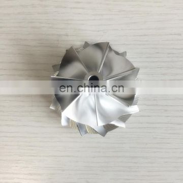 RHF55 52.60/65.00mm 7+7 blades Turbocharger Billet/milling/aluminum 2618 compressor wheel for VF30/VF34 Upgrade