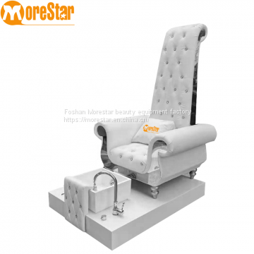 2020 high back pedicure spa chair/king throne pedicure chair with massage