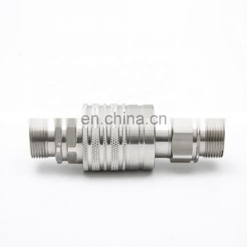 High pressure female and male thread 1/2 inch IRS ISO 7241-1 A hydraulic quick connector for tractor