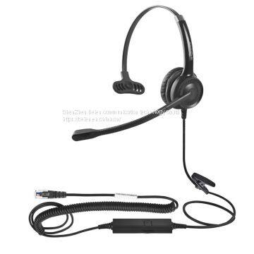 China Beien CS11 RJ business call center headset noise-cancelling headset customer service