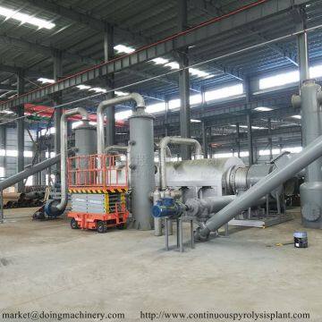 Pyrolysis Oil Waste Tire Recycling Production Line With Waste Rubber Tyre Recycle Machine photo-4