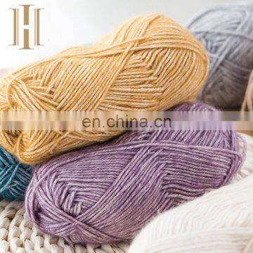 2019 New Style Cotton /acrylic Blend Baby Yarn for Weaving and Knitting photo-4