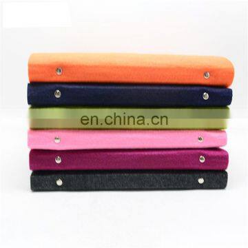 Customized Detachable Grey Felt Book Cover photo-2