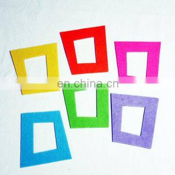Customized Die Cut Felt Frames for Photo Prop on Milestone Baby Blanket photo-2