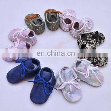 Comfortable baby soft sole walking shoes breathable anti-slippery leather toddler shoes