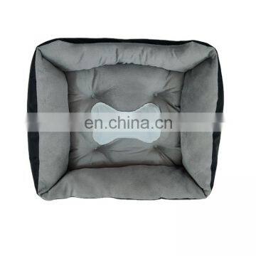 2020 Super Soft Velvet and Suede Pet Bed High Quality Modern Orthopedic Dog Bed