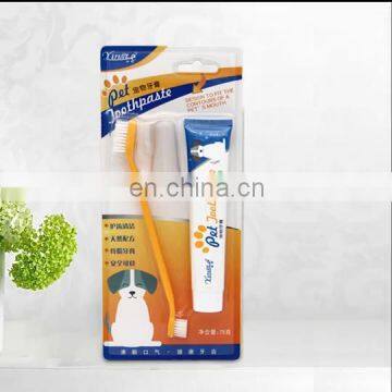 Pet products Pet mouth cleaning care pet toothbrush toothpaste set