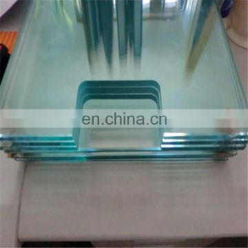 Clear Polished Eges Tempered Glass Shelves for Bathroom