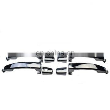 Pair Chrome Front Exterior Outer Door Handle For Chevrolet Aveo 2007-2009 96468306 photo-2