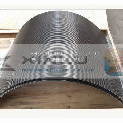 Sieve Bend Screening, Anti Rust Wedge Wire Screen Panels , Professional V Wire Wrapped Screen Plate photo-2