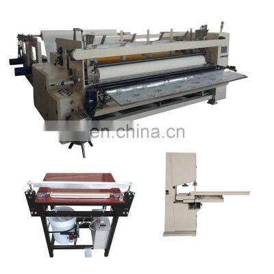 Semi automatic small toilet paper machine production line