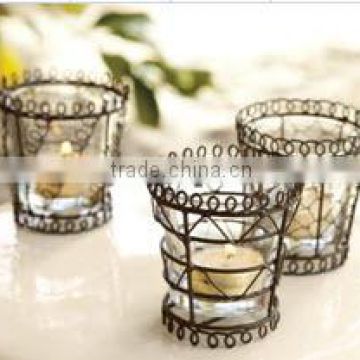 Iron Wire T Lite Candle Holder