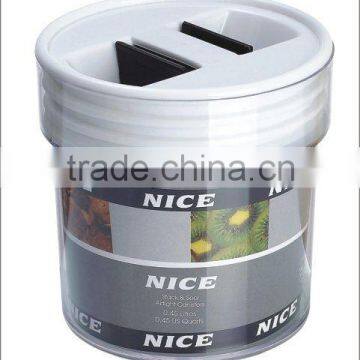 plastic material airtight canister