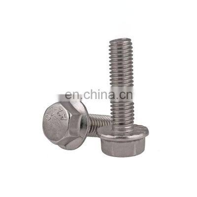 DIN 6921 10mm Bolts Grade 8.8 Zinc Coated Stainless Steel Serrated Flange Bolt Iso4162/ Din6921/en1665 Hex Flange Screws photo-5