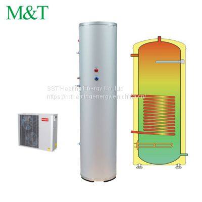 SST 950L SUS 304/316/ stainless steel duplex big heat pump hot water heater tank Supply for family, villa, apartment etc