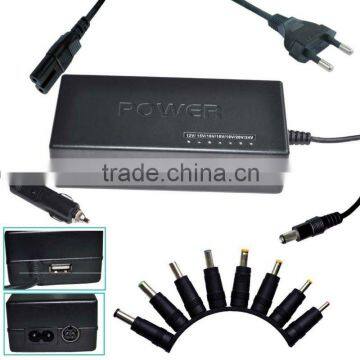 2 in 1 90W Universal Adapter for laptop Car and Home use