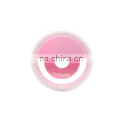 Hot Selling Camera Mobile Phone micro Mini Portable selfie ring light rechargeable Selfie ring flash Led Light