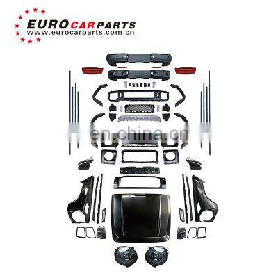 Gclass W463 Old to New W464 W463 G500 G550 G350d Body Kit and Body Parts pp Material 1990-2018y Hood Bonnet Front Bumper photo-3