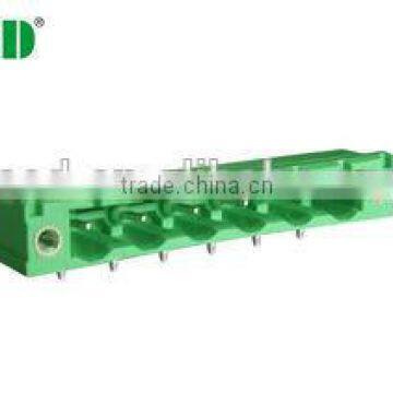 termin Block 7.62mm 300V 18A Pluggable PCB Terminal Block Connector with Header Male Sockets 14 Poles