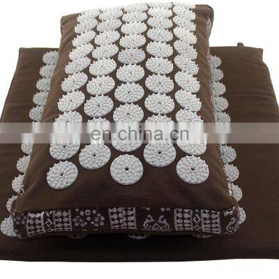 Body Relief 100% Dyed Cotton Duck Canvas Acupressure Round Disc Shakti Mat Indian Manufacturer photo-5