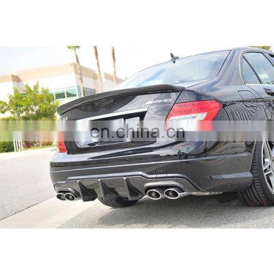 W204 V Style Carbon Fiber Rear Spoiler for Mercedes Ben z AMG 2012 photo-2