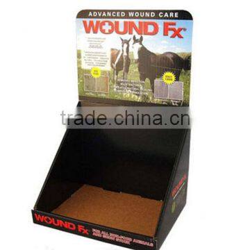 Eco friendly corrugated cardboard merchandising display box