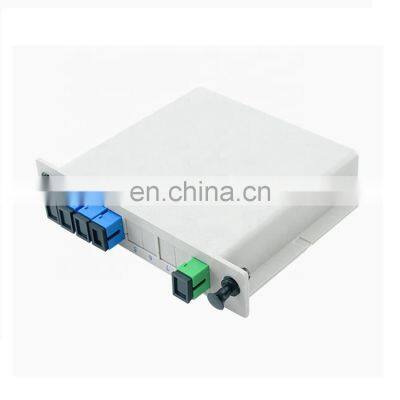 1x4 SC UPC/APC LGX Box PLC Optical Splitter Single Mode LGX Module PLC Splitter 1x4 lgx box plc splitter