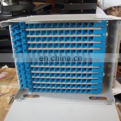 ODF 144 Port Fiber Optic Patch Panel Modulized Splice Tray 19 Inch Rack Mounted ODF photo-2