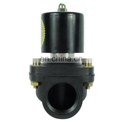 DKV electric 1/2 inch DN15 stainless steel AC DC copper coil 12v 24v 220v air water thread pvc plastic solenoid valve