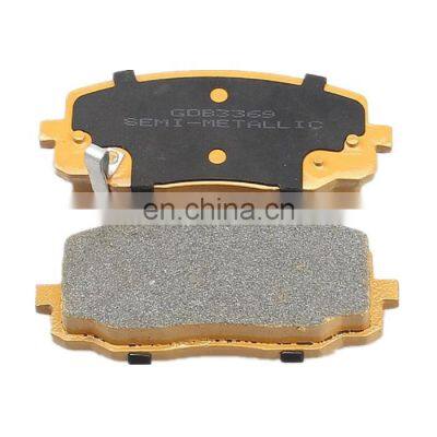 58101-07A10 Car Brake Pad Auto Semi metallic Disc Brake Pads Manufacturer For HYUNDAI For KIA Front Axle