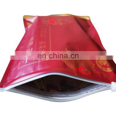 customizable 3 side seal pouch food packaging box slider package for areca-nut