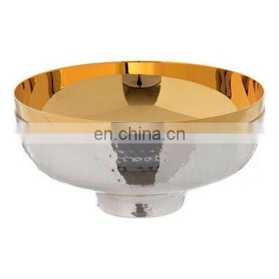 silver & gold plated bowl