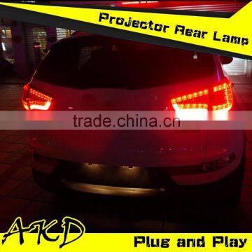 AKD Car Styling Sportage R Tail Lights Sportage R LED Tail Light Sportage Led Rear Trunk Lamp DRL+Turn Signal+Reverse+Brake photo-4