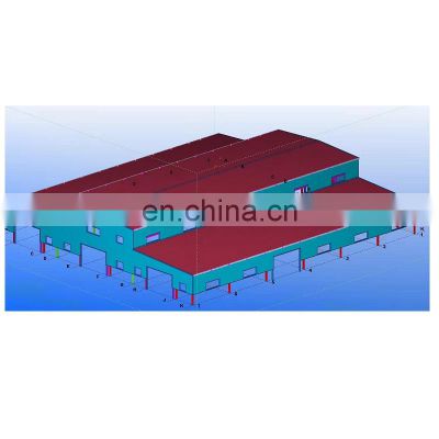 Customized Steel Prefabricated Industrial Production Plant Metal Structures