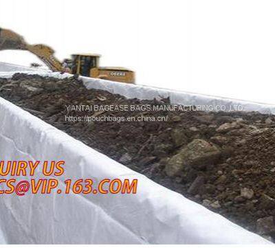 PE Dumpster Container Drawstring Liners,8 Mil Black Open Top Drawstring Dumpster Container Liners,Polyethylene Roll-off photo-5