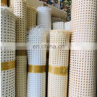 Cheapest line product Rattan Webbing Roll Width 100% Natural Rattan Cane Webbing Woven Mesh Webbing Half Bleached  from Viet Nam