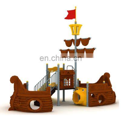 Plastic pirate ship playground equipment OL-HD010