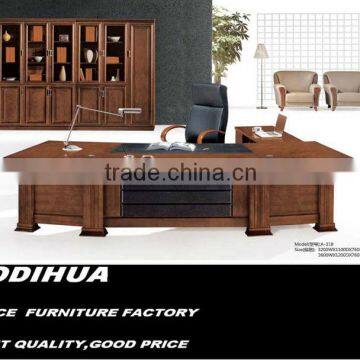 Wooden executive desk leather modesty panel/executive wooden office desk A-318