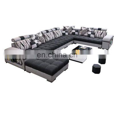 Royal Fabric Sofa Bed Set Sectional 7 Seater Luxury Modern Designs Couch Sofa Set Furniture Living Room Sofas