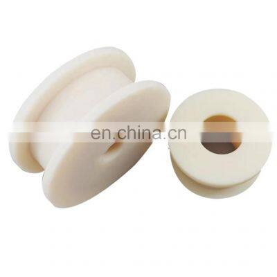 Plastic nylon pulley / High wear-resistant nylon plastic  pulley wheels/ heavy machinery nylon pulley