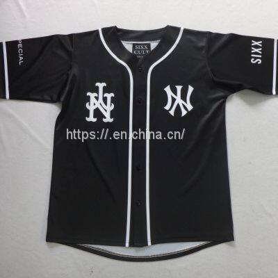 Sublimated Baseball Jersey Customized Made in China.